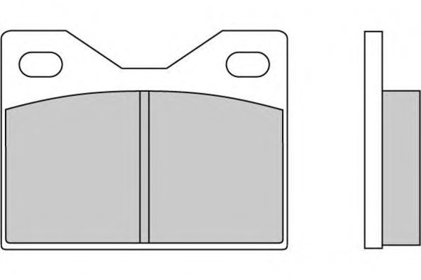 Kit de plaquettes de frein, frein à disque 12-0041