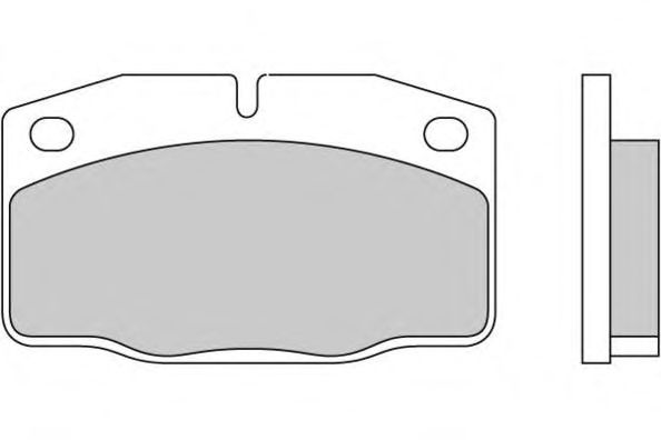 Комплект тормозных колодок, дисковый тормоз 12-0271