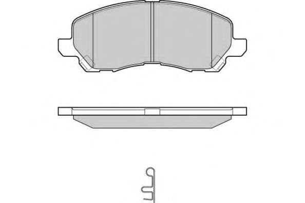 Brake Pad Set, disc brake 12-1080