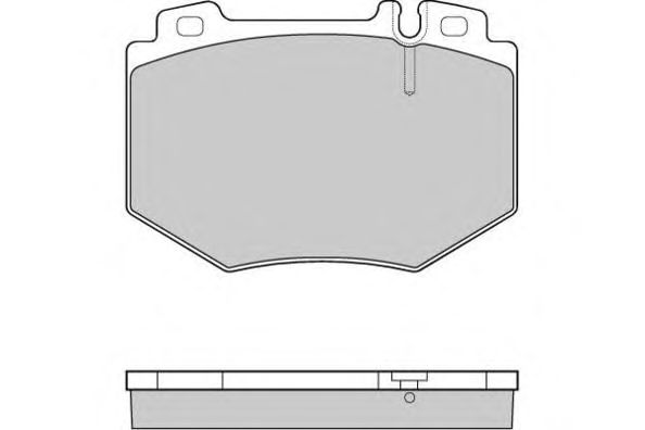 Brake Pad Set, disc brake 12-1166