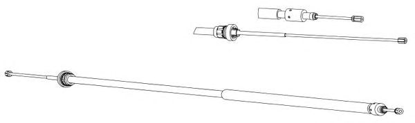 Cable, parking brake CT02167