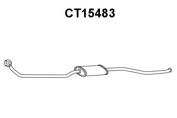 Front Silencer CT15483