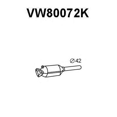 Catalytic Converter VW80072K