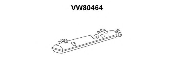 Endschalldämpfer VW80464