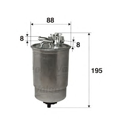 Fuel filter 587502