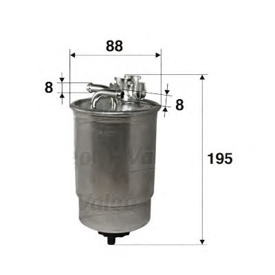 Fuel filter 587505