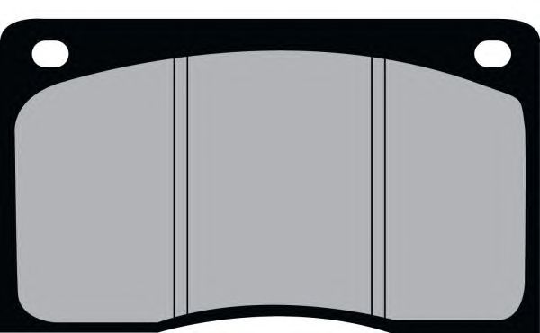 Комплект тормозных колодок, дисковый тормоз PA272