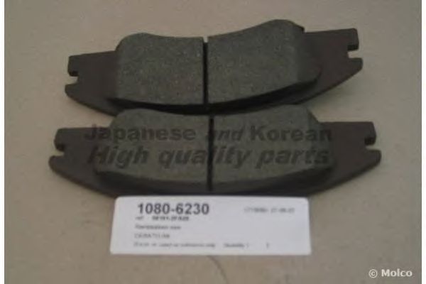 Brake Pad Set, disc brake 1080-6230