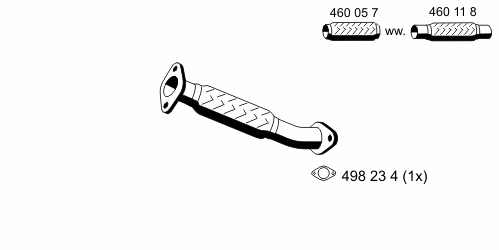 Exhaust Pipe 341516