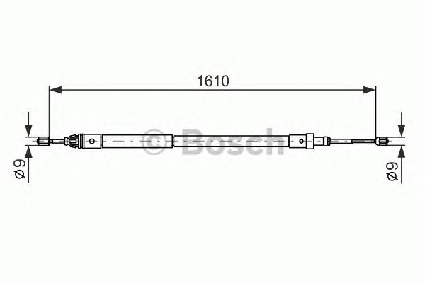 Cable, parking brake 1 987 477 584