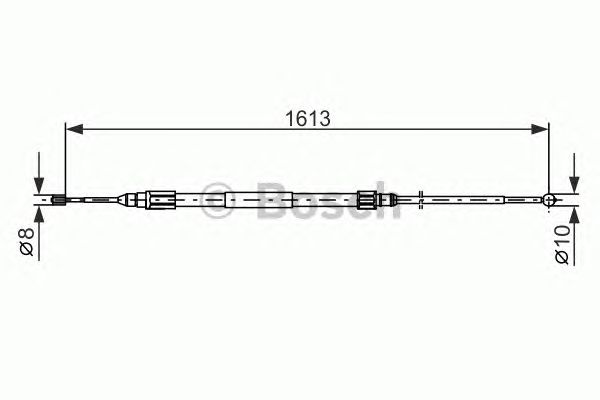 Cable, parking brake 1 987 477 987