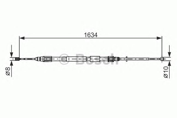 Cable, parking brake 1 987 477 988