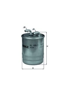 Fuel filter KL 490/1D