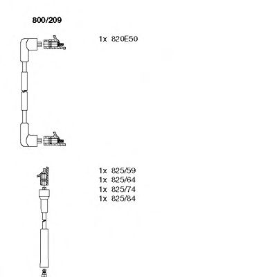 Ignition Cable Kit 800/209