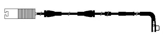 Сигнализатор, износ тормозных колодок FWI269