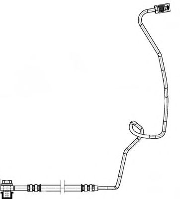 Tubo flexible de frenos FHY2518