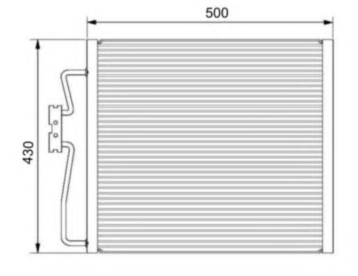 Condensator, airconditioning 8880400181