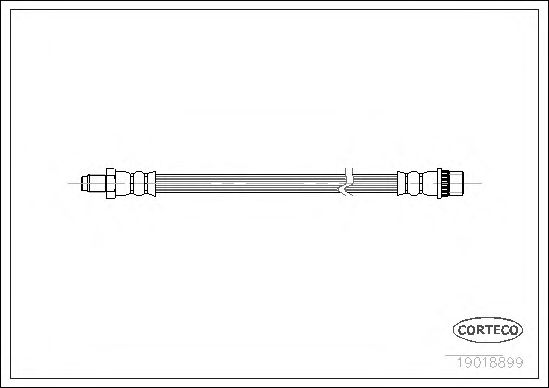Tubo flexible de frenos 19018899