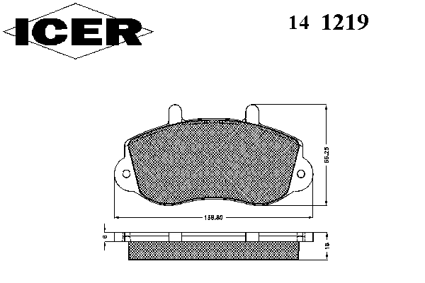 Brake Pad Set, disc brake 141219