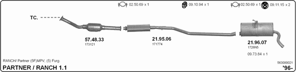 Exhaust System 563000021