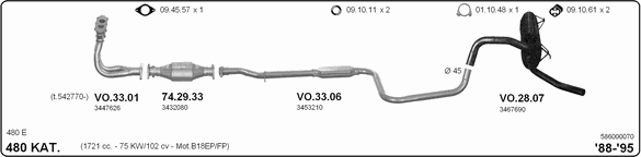 Exhaust System 586000070