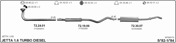 Exhaust System 587000170