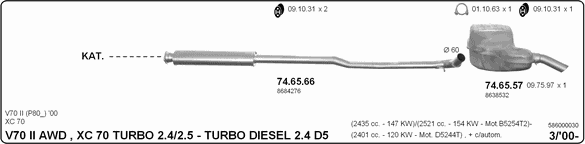 Exhaust System 586000030