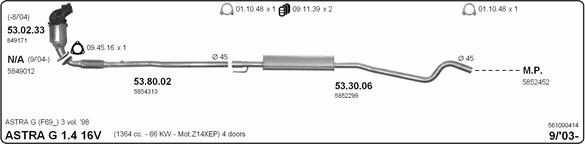Exhaust System 561000414