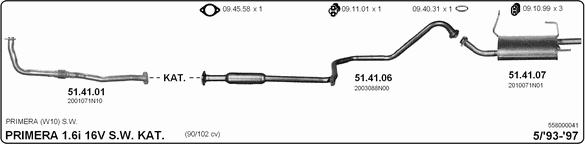 Exhaust System 558000041