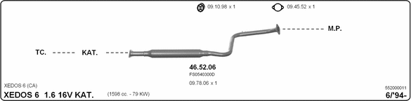 Exhaust System 552000011