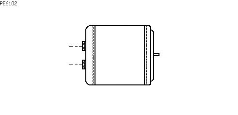 Permutador de calor, aquecimento do habitáculo PE6102
