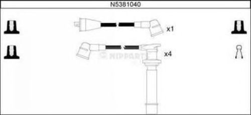 Ignition Cable Kit N5381040