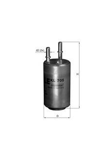 Fuel filter KL 705