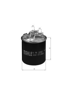 Fuel filter KL 723D