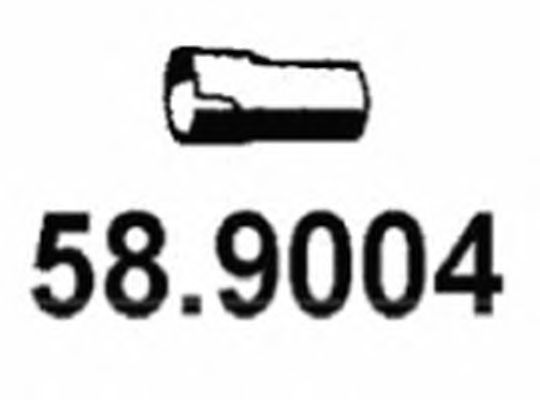 Труба выхлопного газа 58.9004