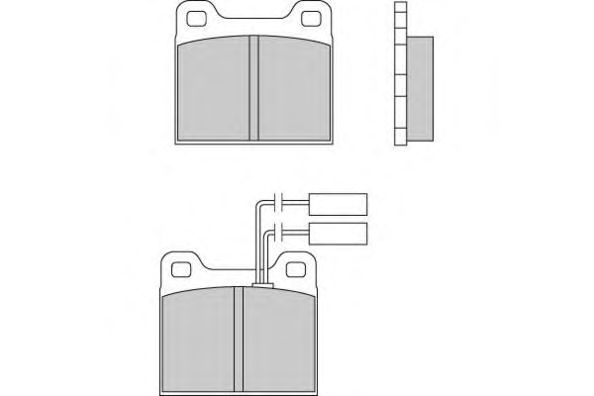 Brake Pad Set, disc brake 12-0224