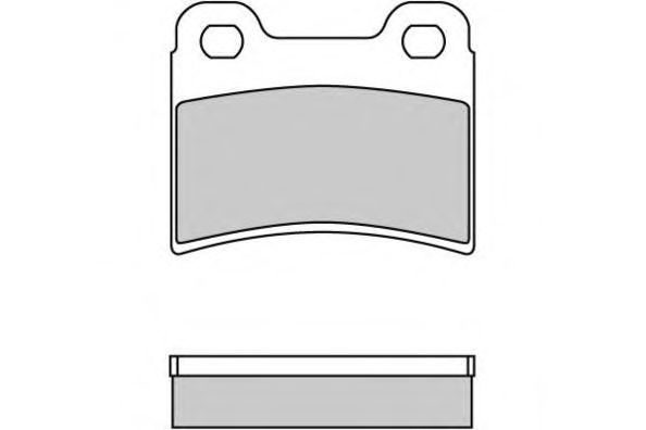 Комплект тормозных колодок, дисковый тормоз 12-0630