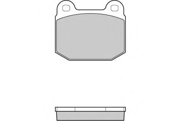 Комплект тормозных колодок, дисковый тормоз 12-1035