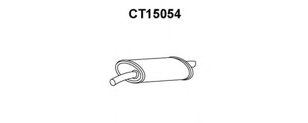 Front Silencer CT15054