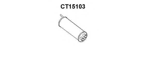Front Silencer CT15103