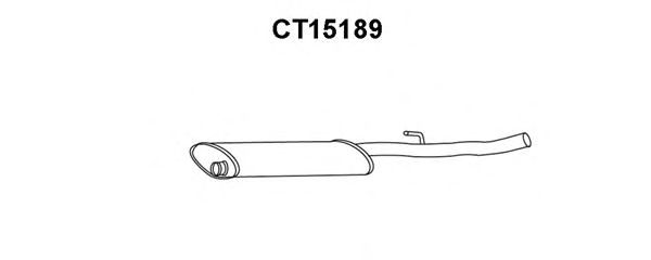 Front Silencer CT15189