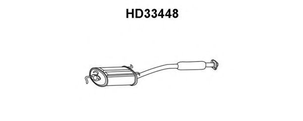 Front Silencer HD33448