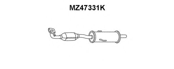 Catalytic Converter MZ47331K
