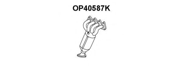 Manifold Catalytic Converter OP40587K