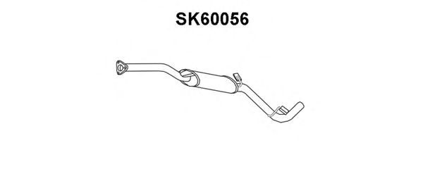 Front Silencer SK60056