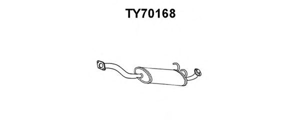 Front Silencer TY70168