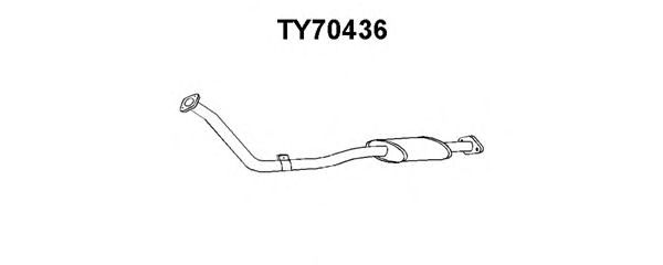 Front Silencer TY70436