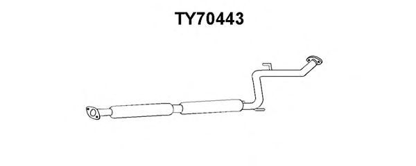 Front Silencer TY70443