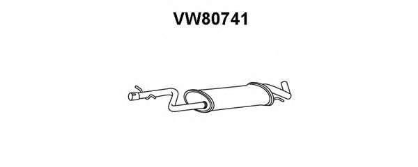Front Silencer VW80741