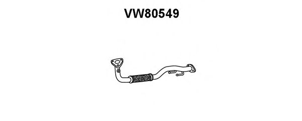 Exhaust Pipe VW80549